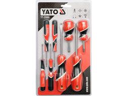 Отвертки (набор 8шт.) S2 HRC58 Yato YT-25980