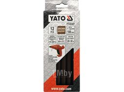 Стержни для термопистолета 7,2х100мм коричневые (12шт) Yato YT-82447