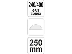 Напильник алмазный заточной 250мм G240, G400 Yato YT-76080