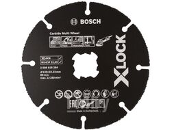 Круг отрезной 125х1.0x22.2 мм для дерева X-LOCK Carbide Multi Wheel BOSCH