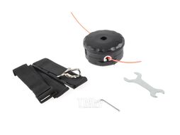 Триммер Hammer ETR1200B 1200Вт верхний двигатель, изогнутая штанга леска 2мм