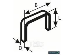 Скоба T53 11,4 0,74 10мм (1000шт) 2.609.255.821 BOSCH