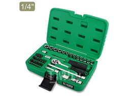 Набор головок 1/4" 4-14мм 41предм. 6гр. TOPTUL (GCAI4102)
