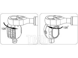 Адаптер динамометрический цифровой 1/2" 40-200 Н/м TOPTUL (DTA-200N)