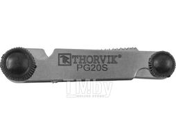 Набор резьбовых шаблонов для наружных резьб, 20 предметов Thorvik PG20S