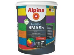 Эмаль универсальная Alpina Аква База 1 глянцевая 2,5 л/3,05 кг