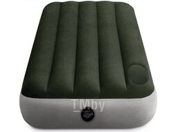 Надувной матрас Jr. Twin Downy, 76х191х25 см, встроенный ножной насос, INTEX