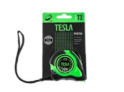 Рулетка TESLA T-3 3м/16мм, нейлоновое покрытие, магнит 438354