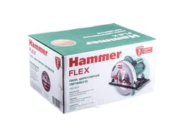 Пила циркулярная Hammer Flex CRP1800/210 1800Вт 6000об/мин 210x30мм макс.пропил 70мм 625482
