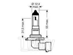 Лампа OSRAM Original Line (HB4) 12V 51W P22d качество ориг. з/ч (ОЕМ) 9006-01B