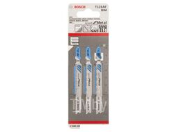 Лобзиковые пилки T 121 AF Speed for Metal, BIM 3 шт. BOSCH 2608636698