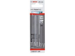 Сверла 1.0mm 2 шт. HSS PointTeQ BOSCH 2608577153