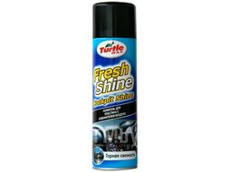 Полироль для пластика FRESH SHINE с освежителем воздуха горная свежесть, аэрозоль 500 мл TURTLE WAX 53008