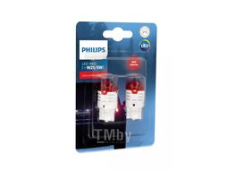Комплект светодиодных ламп W21/5 12V W21/5 LED красный свет 2шт блистер Philips 11066U30RB2