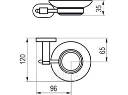 Мыльница Ravak X07P187