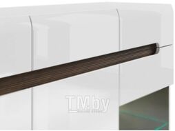 Комод BMK Ацтека KOM2W1D3S/10/15 (белый/белый блеск/венге магия)