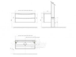 Тумба под умывальник BelBagno Marino-600-2C-SO-NL-P