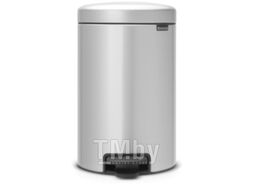 Мусорное ведро Brabantia Pedal Bin NewIcon / 113680 (12л, серый металлик)