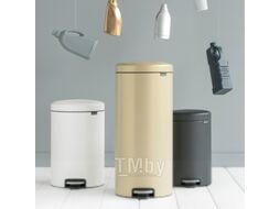 Мусорное ведро Brabantia Pedal Bin NewIcon / 113802 (12л, минерально-графитовый)