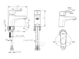 Смеситель Bravat Alfa F1120178CP