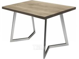 Обеденный стол Buro7 Уиллис Классика 110x80x74 (дуб беленый/серебристый)