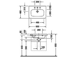 Умывальник Duravit DuraStyle (2320650000)