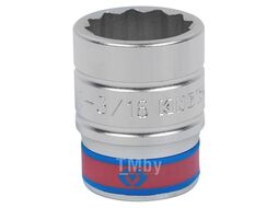 Головка торцевая стандартная двенадцатигранная KING TONY 3/4", 1&3/16", дюймовая 633038S