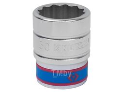 Головка торцевая стандартная двенадцатигранная KING TONY 3/4", 30 мм 633030M