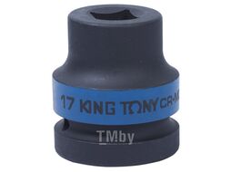 Головка торцевая ударная четырехгранная KING TONY 1", 17 мм, футорочная 851417M