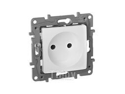 Розетка Legrand Quteo 2P 10/16A (белый) 782210