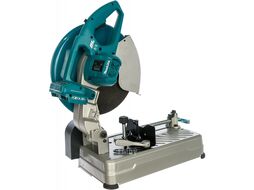 Аккум. отрезная пила по металлу MAKITA DLW 140 Z (18+18 В, БЕЗ АККУМУЛЯТОРА, 355х25 мм, глуб. до 127 мм, шир. до 0 мм)