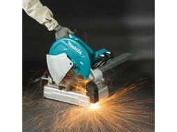 Аккум. отрезная пила по металлу MAKITA DLW 140 Z (18+18 В, БЕЗ АККУМУЛЯТОРА, 355х25 мм, глуб. до 127 мм, шир. до 0 мм)