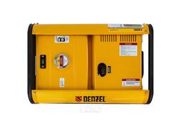 Генератор дизельный DD6300Е, 5,0 кВт, 230В/50Гц, 15 л, электростартер Denzel 94657