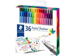Набор лайнеров Staedtler Триплюс 334 C36 (36шт)