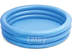 Надувной детский бассейн Crystal Blue, 114х25 см, INTEX (от 2 лет)