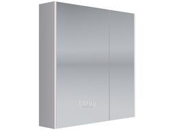Зеркало-шкаф Dreja Prime 70 см 2 дверцы, 4 стеклянные полки, белый (99.9305)
