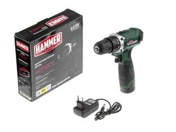Аккумуляторная дрель Hammer Flex ACD12CS 12В 1x1.5Ач LiION 10мм 0-350/0-1400об/мин 26Нм (645151)