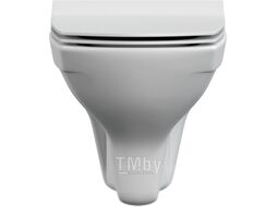 Унитаз подвесной с инсталляцией Cersanit Carina S-MZ-CARINA-XL + 63475 + P-BU-ACT/Whg/Gl