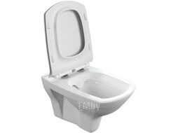 Унитаз подвесной с инсталляцией Cersanit Carina S-MZ-CARINA-XL + 63475 + P-BU-ACT/Whg/Gl