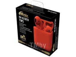 Беспроводные наушники Ritmix RH-825BTH TWS (красный)
