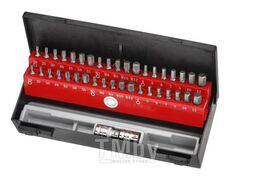 Набор бит-торкс 12лучевых 40пр. L-30;75mm 1/2" 3/8" Force 4401C