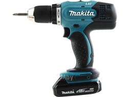 Аккум. дрель-шуруповерт MAKITA DDF453 SYE в чем. (18.0 В, 2 акк., 1.5 А/ч Li-Ion, 2 скор., 42 Нм, шурупы до 10 мм) (DDF453SYE)