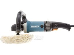 Полировальная машина MAKITA 9237 CB в кор. (1200 Вт, 3200 об/мин, 180 мм, регул. об., плавный пуск)