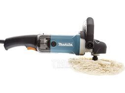 Полировальная машина MAKITA 9237 CB в кор. (1200 Вт, 3200 об/мин, 180 мм, регул. об., плавный пуск)
