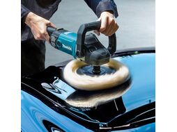 Полировальная машина MAKITA 9237 CB в кор. (1200 Вт, 3200 об/мин, 180 мм, регул. об., плавный пуск)