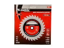 Пильный диск по дереву, 210 х 30мм, 36 зубьев MATRIX Professional 73290