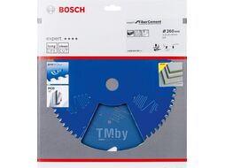 Диск пильный 260х30/25,4 мм 6 зуб. по гипсокартону EXPERT FOR FIBERCEMENT BOSCH (переменный зуб)