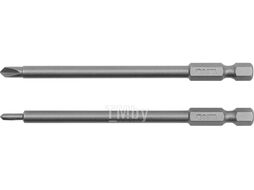 Биты TRI-WING #0, #1 1/4"х100мм (2шт) S2 HRC58-62 Yato YT-0493