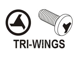 Биты TRI-WING #0, #1 1/4"х100мм (2шт) S2 HRC58-62 Yato YT-0493