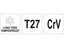 Ключ TORX с отверстием T27 21х105мм Yato YT-05518